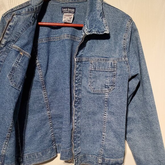 Vintage Jeans - Womens Jean Jacket "French Dressing" Size 12 - VGC - Picture 3 of 6